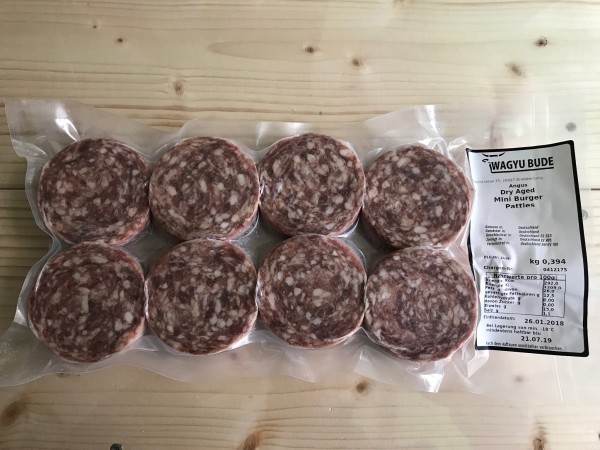 Angus Dry Aged Mini Burger Patties